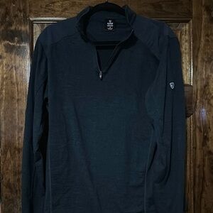 KÜHL Black Pullover with Half-Zip